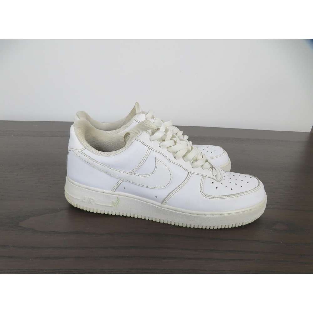 Nike Air Force 1 Low Shoes Mens Size 10.5 White Basketball Sneakers 315122-111